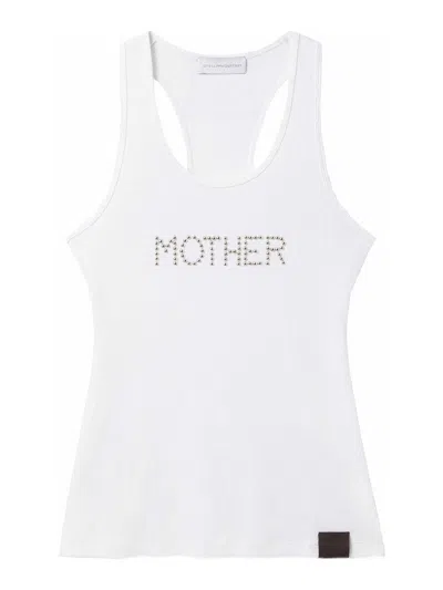 Stella Mccartney Top Mother With Studs In White