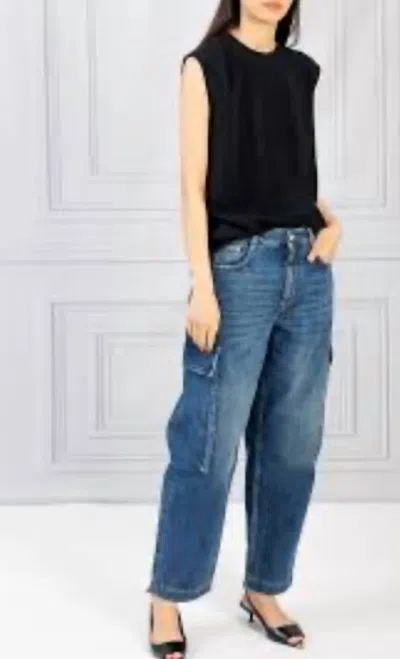 Stella Mccartney Top Stretch Cady In Black