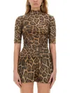Stella Mccartney Stella Mc Cartney Top With Animal Pattern In Multi