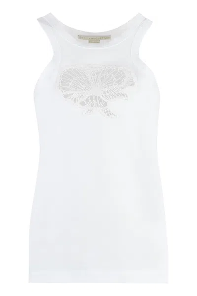 STELLA MCCARTNEY TOP WITH OPENWORK PATTERN