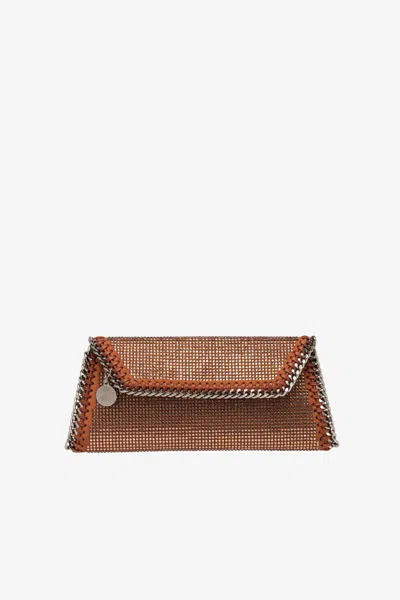 Stella Mccartney Falabella Embellished Chain In Topaz