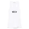 Stella Mccartney Rubberised Slogan-print Tank Top