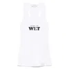 Stella Mccartney Rubberised Slogan-print Tank Top