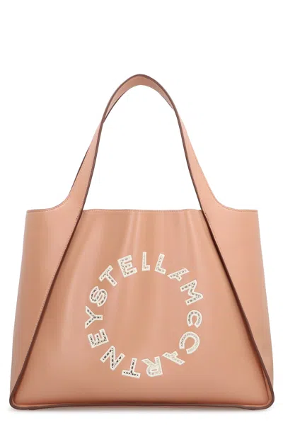 Stella Mccartney Tote Bag Logo In Pink