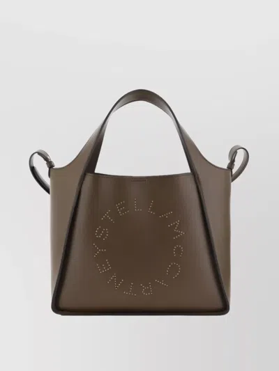Stella Mccartney Tote Bag Structured Adjustable Strap In Brown