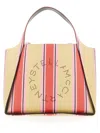 Stella Mccartney Tote Bag With Logo And Detachable Pouch In Multicolor