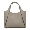 Stella Mccartney Green Polyurethane Polyamide Tote Bag In Gray