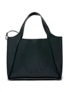 Stella Mccartney Tote Bag With Perforated Logo In Green
