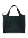 Stella Mccartney Tote Bag With Perforated Logo In Green
