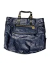 Stella Mccartney Tote Bag With Wallet In Blue Faux Leather In Blue