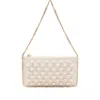 Stella Mccartney Falabella Embellished Clutch Bag In Sand
