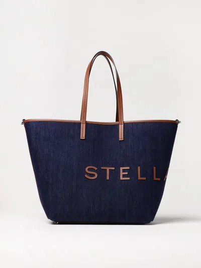 Stella Mccartney Tote Bags  Woman Color Denim