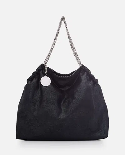 Stella Mccartney Tote Eco Shaggy Deer In Black