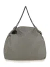 Stella Mccartney Tote Eco Shaggy Deer In Grey