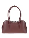 Stella Mccartney Ryder Bordeaux Handbag With Two Top Handles And Front Padlock Detail With Logo In Ecoleather Woman In Burgundy