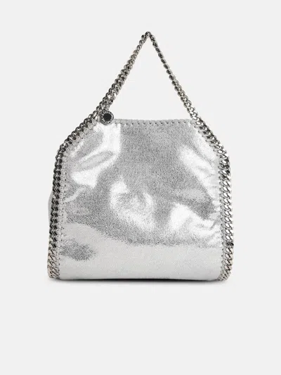 Stella Mccartney 'tote Mini Falabella' Silver 'shaggy Deer' Bag