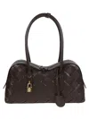 Stella Mccartney Womens Chocolate Brown Stella Ryder Faux-leather Shoulder Bag In Chocolate Brown