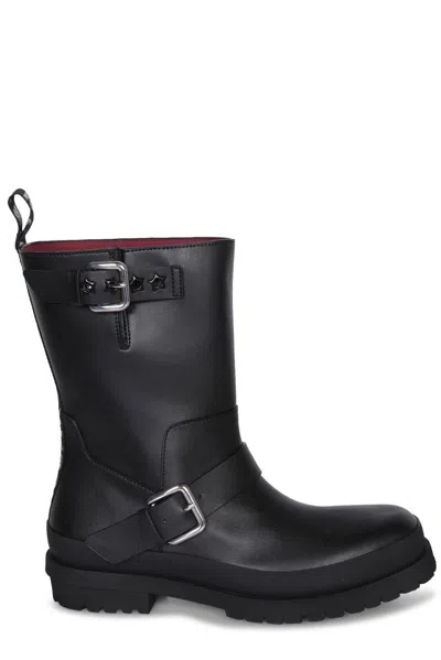 Stella Mccartney Eco-leather Ankle Boot With Adjustable Buckle In Black