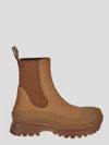 Stella Mccartney 50mm Trace Sport Alter Faux Nappa Boots In Biscuit
