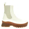 Stella Mccartney Off-white Trace Boots In White