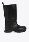 Stella Mccartney Trace Tubo Knee-length Boots In Black