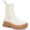 Stella Mccartney Woman Ankle Boots Ivory Size 8 Textile Fibers In White