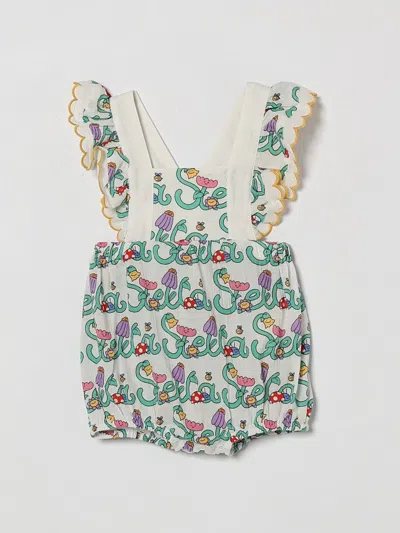 Stella Mccartney Babies' カバーオール  Kids ボーイ カラー アイボリー In Multi