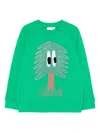 Stella Mccartney Tree-applique Sweatshirt In Green