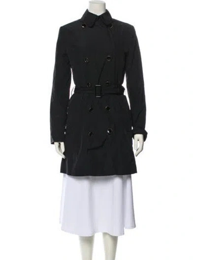 Pre-owned Stella Mccartney Trench Coat In Black