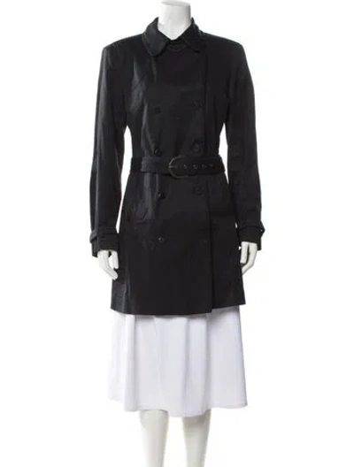 Pre-owned Stella Mccartney Trench Coat In Black