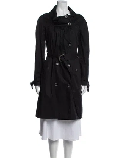 Pre-owned Stella Mccartney Trench Coat In Black