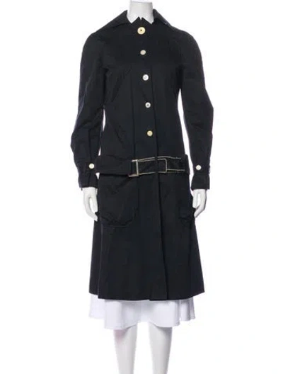 Pre-owned Stella Mccartney Trench Coat In Gray