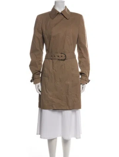 Pre-owned Stella Mccartney Trench Coat In Green