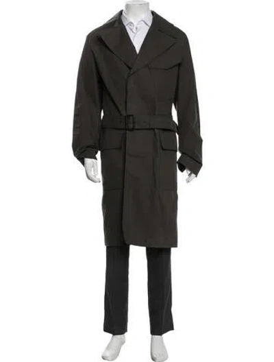 Pre-owned Stella Mccartney Trench Coat In Green