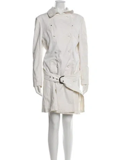 Pre-owned Stella Mccartney Trench Coat In Neutral