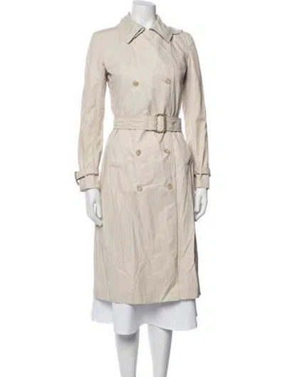 Pre-owned Stella Mccartney Trench Coat In Neutral
