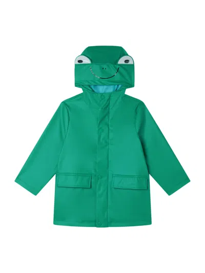 Stella Mccartney Poly Rubber Raincoat In Multicolour