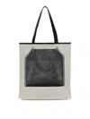 Stella Mccartney Trompe Loeil Print On Shopping Bag In Multicolour