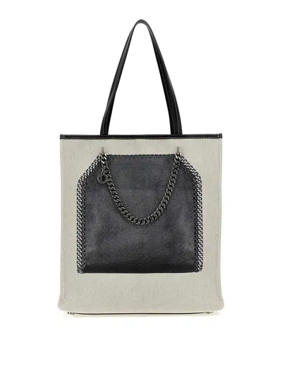 Stella Mccartney Trompe Loeil Print On Shopping Bag In Multicolour
