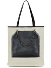 Stella Mccartney Trompe L'oeil Print On Tote Bag In Neutrals