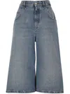 Stella Mccartney Denim Cotton Bermuda Shorts