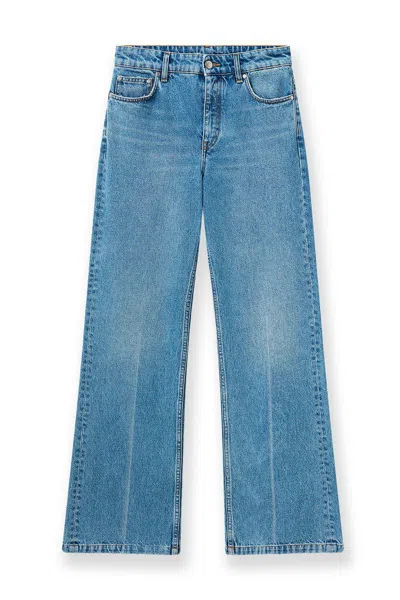 Stella Mccartney Straight Leg Jeans In Blue