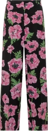 Stella Mccartney Wide-leg Trousers With Poppy Floral Pattern