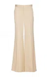 Stella Mccartney Beige Pants Zip And Hooks Wide Model In Beige
