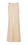 Stella Mccartney Beige Pants Zip And Hooks Wide Model In Beige