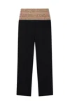 Stella Mccartney Smoking Pants With Crystals In Black