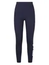 Stella Mccartney Technical Fabric Leggings In Blue