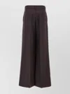 Stella Mccartney Trousers Featuring Belt Loops And Wide Leg