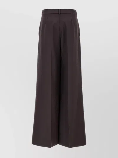 Stella Mccartney Trousers Featuring Belt Loops And Wide Leg