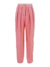 Stella Mccartney Pleated Baggy Trousers In Fucsia
